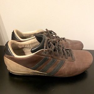 Vintage Men's Adidas Select Porsche Design Sneaker Leather & Suede Driving Shoes